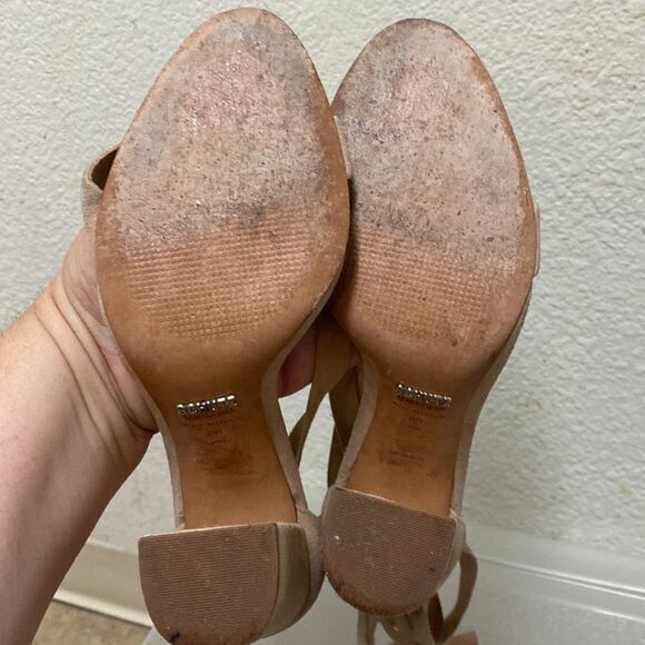 Schutz Suede Wrap Heels Size 8 - Picture 9 of 9